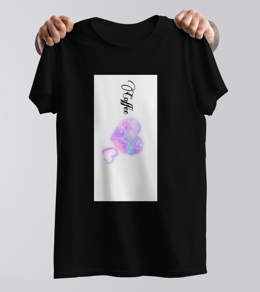 Coffee Heart Galaxy T-Shirt