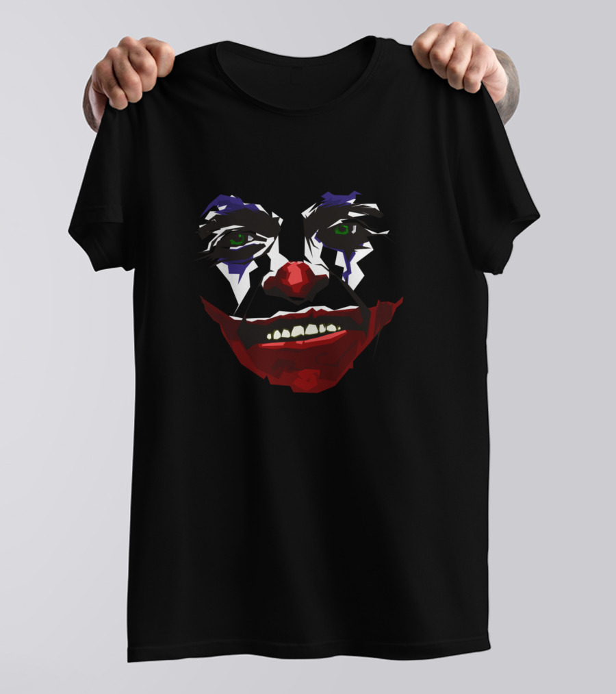Joaquin Phoenix Joker Clown Face Red Blue Black T-Shirt