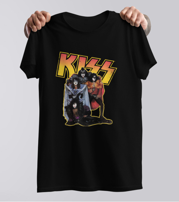 Klassic Kiss 1980 Band Photo T-Shirt