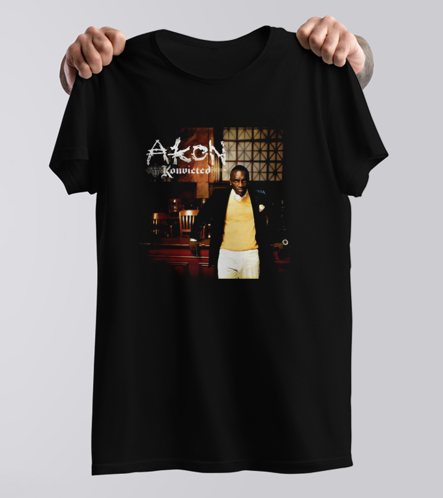 Akon Konvicted Album Cover T-Shirt
