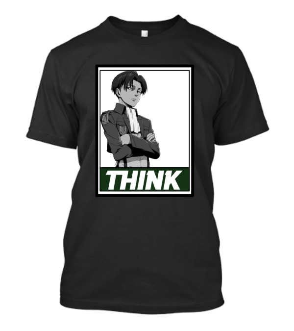 Levi Think Manga Character T-Shirt