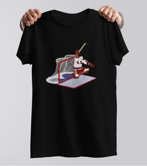 USA Hockey Olympic Victory Celebration Miracle On Ice T-Shirt