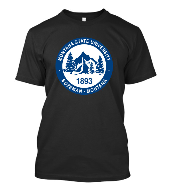 Montana State University Bozeman Montana 1893 Seal T-Shirt