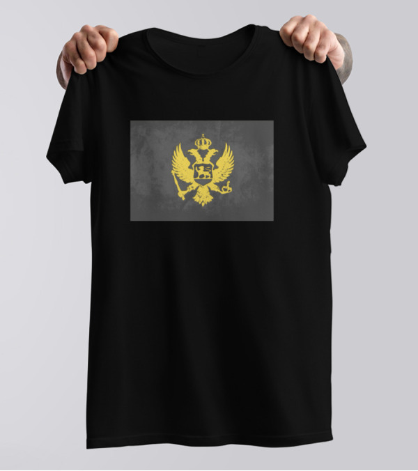 Montenegro Flag Emblem Mask T-Shirt