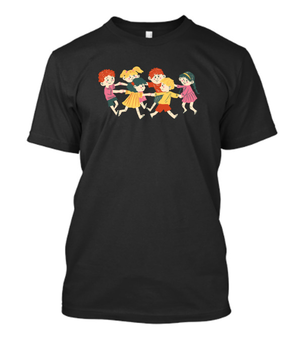 Music Dance Walk Book Playful Kids Circle Activity T-Shirt