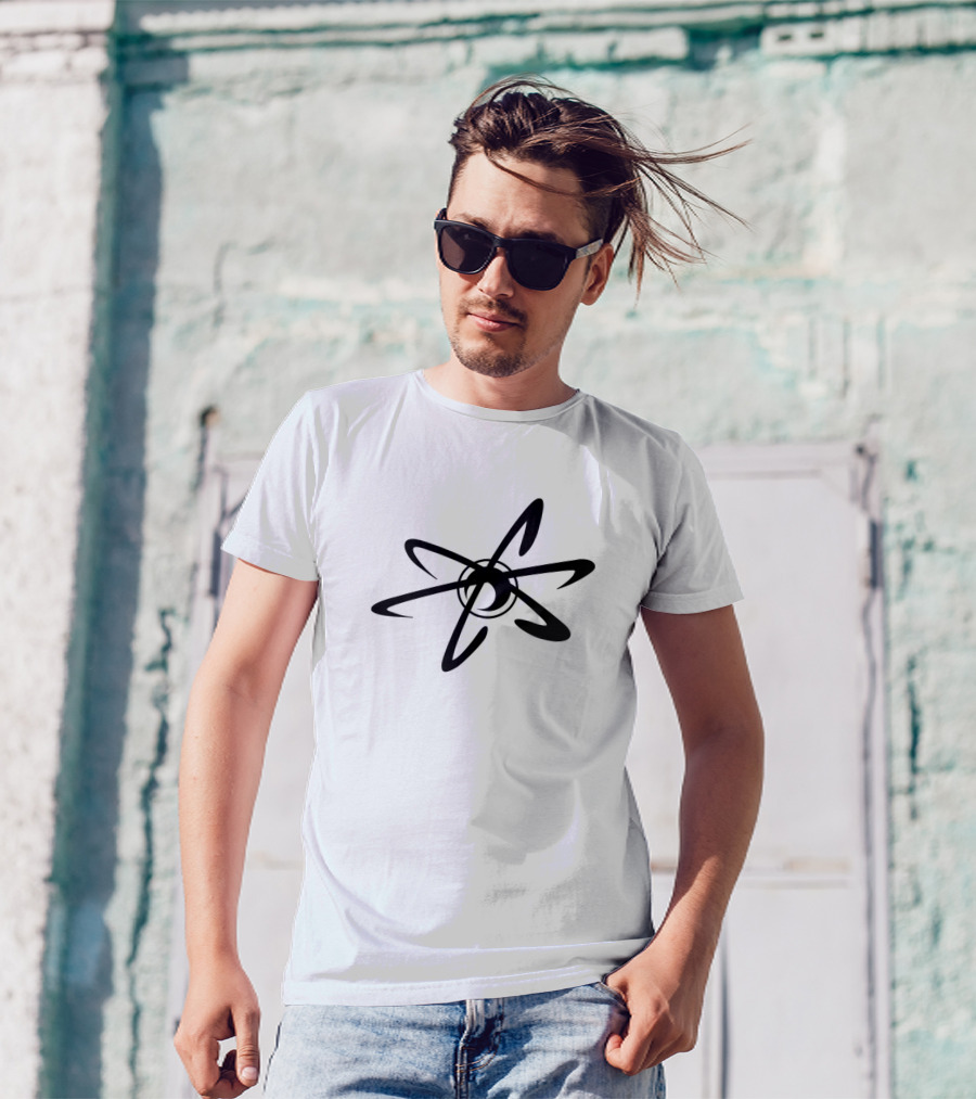 Jimmy Neutron Themed Icon Atomic Swirl T-Shirt