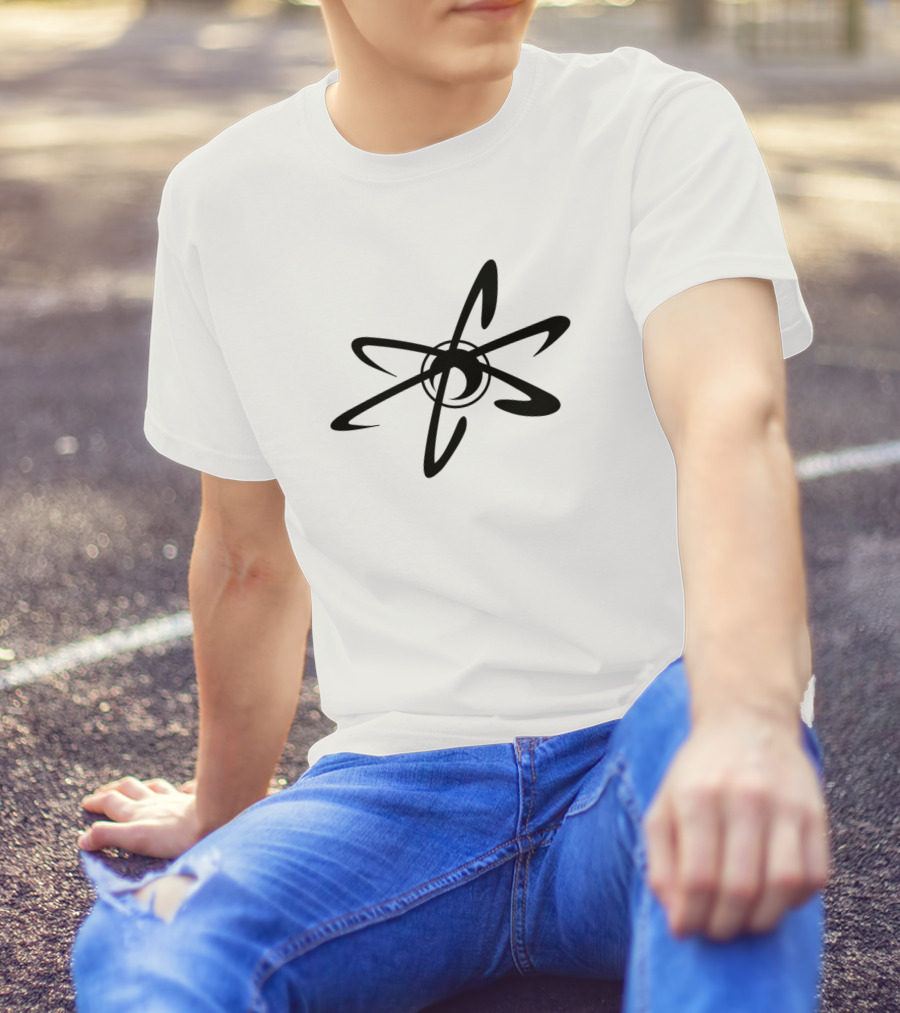 Jimmy Neutron Themed Icon Atomic Swirl T-Shirt