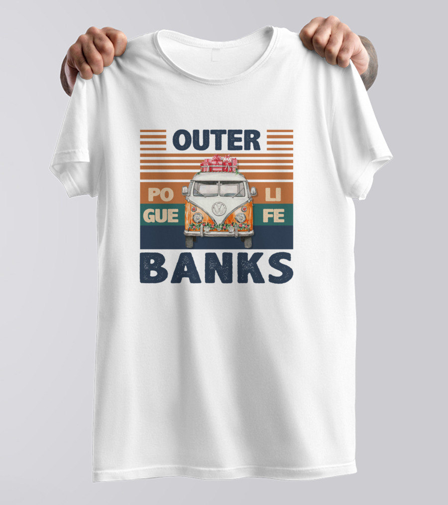 Outer Banks Pogue Life Vintage Van Adventure T-Shirt