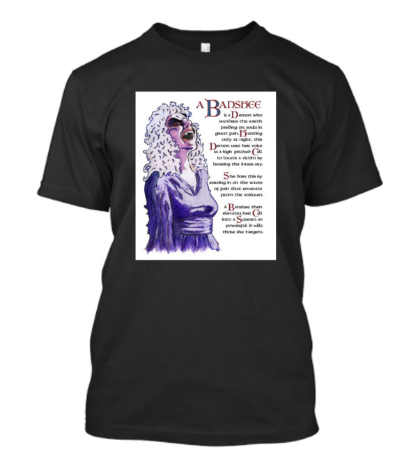 A Banshee Demon Screaming Souls In Pain High Pitch Calls T-Shirt
