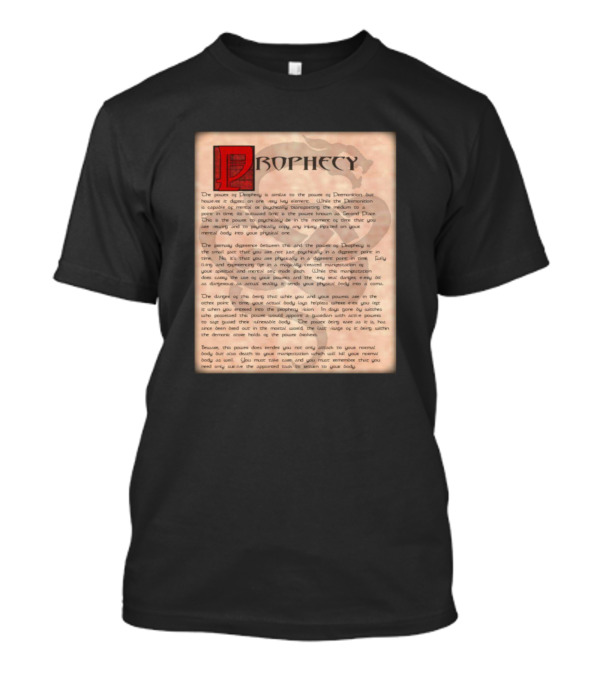 Prophecy Power And Demonic Ascendance Explained T-Shirt