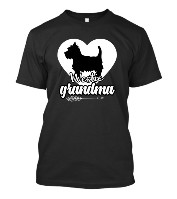 Westie Grandma Heart Arrow T-Shirt