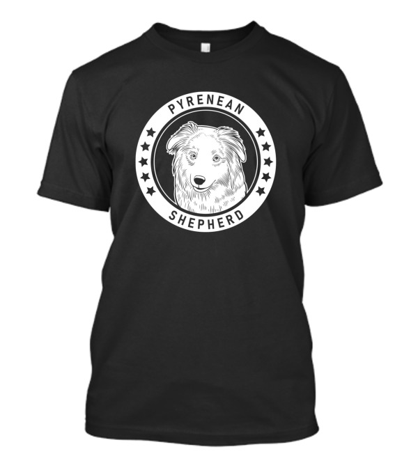 Pyrenean Shepherd Star Emblem Fan T-Shirt