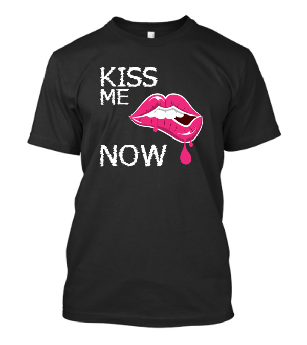 Kiss Me Now Rainbow Botox Glossy Lips Slimy T-Shirt