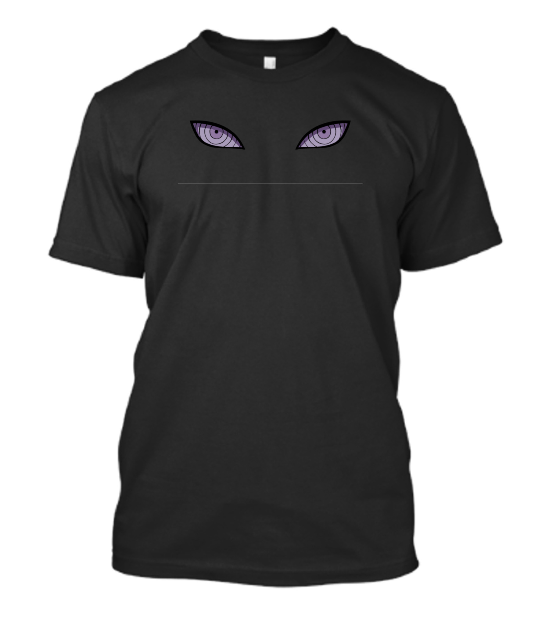 Rinnegan Eyes Purple Pattern Anime Series T-Shirt