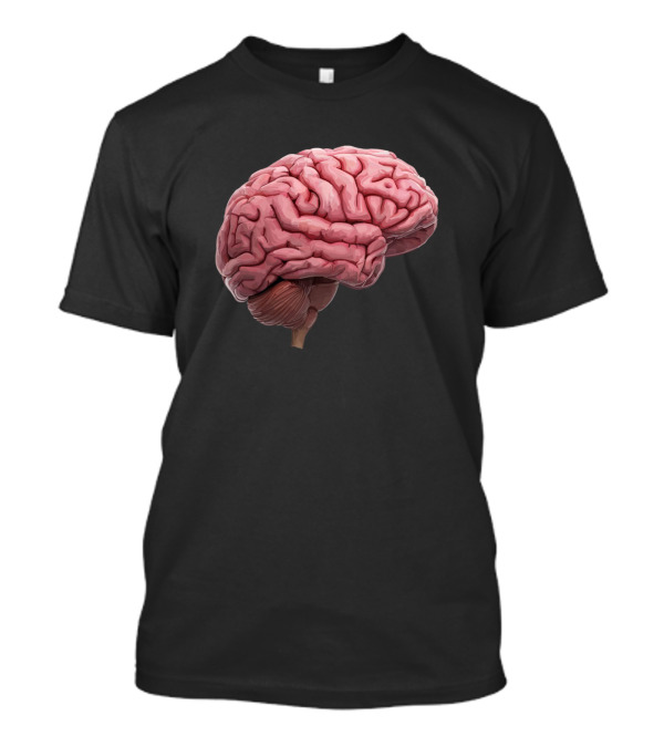 Scientific Human Brain Visualization Study T-Shirt