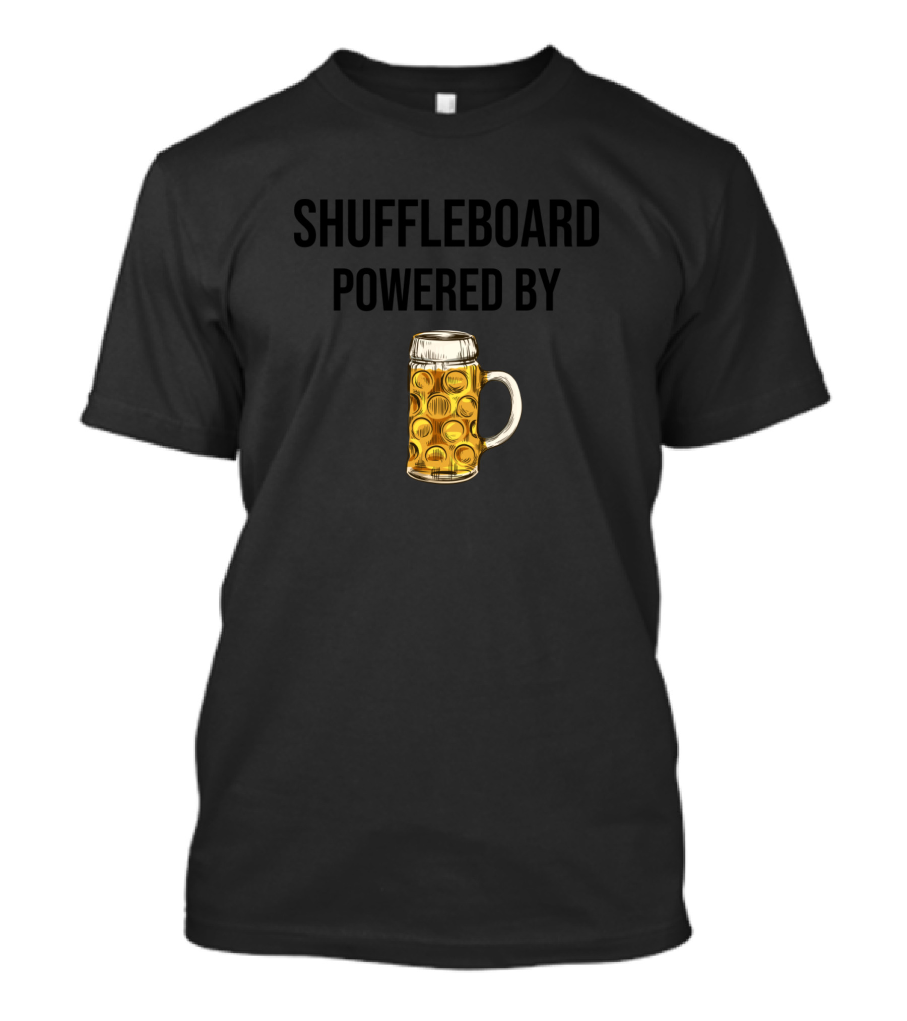 Shuffleboard Powered By Beer Shuffleboard Mug T-Shirt