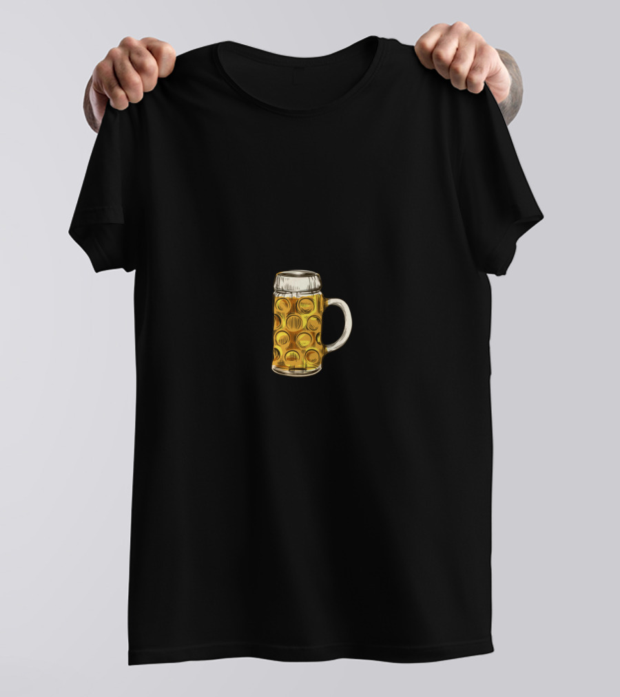 Shuffleboard Powered By Beer Shuffleboard Mug T-Shirt