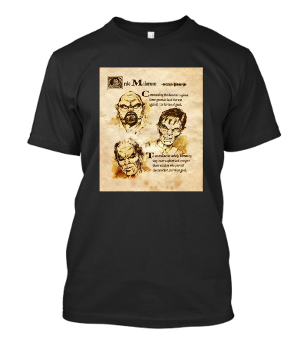 Ordo Malorum Commanding Demonic Legions Generals Lead War Forces T-Shirt