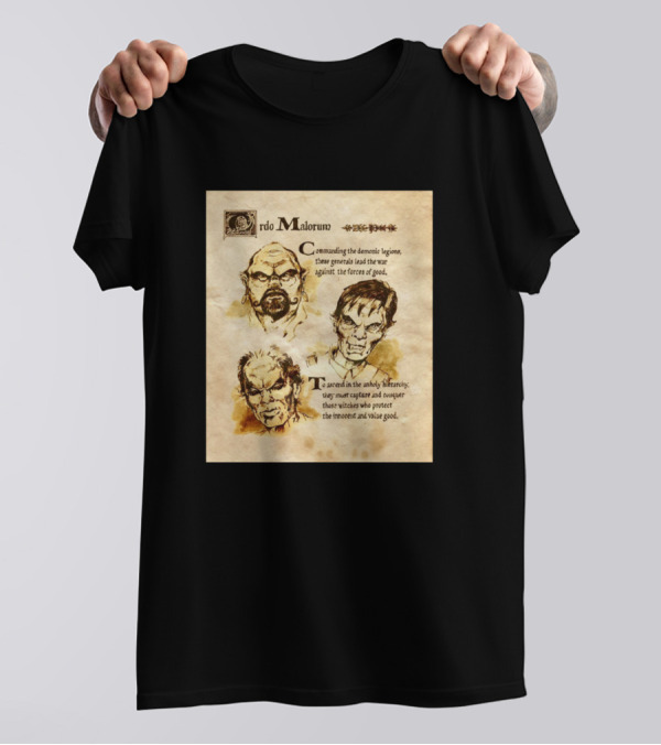 Ordo Malorum Commanding Demonic Legions Generals Lead War Forces T-Shirt