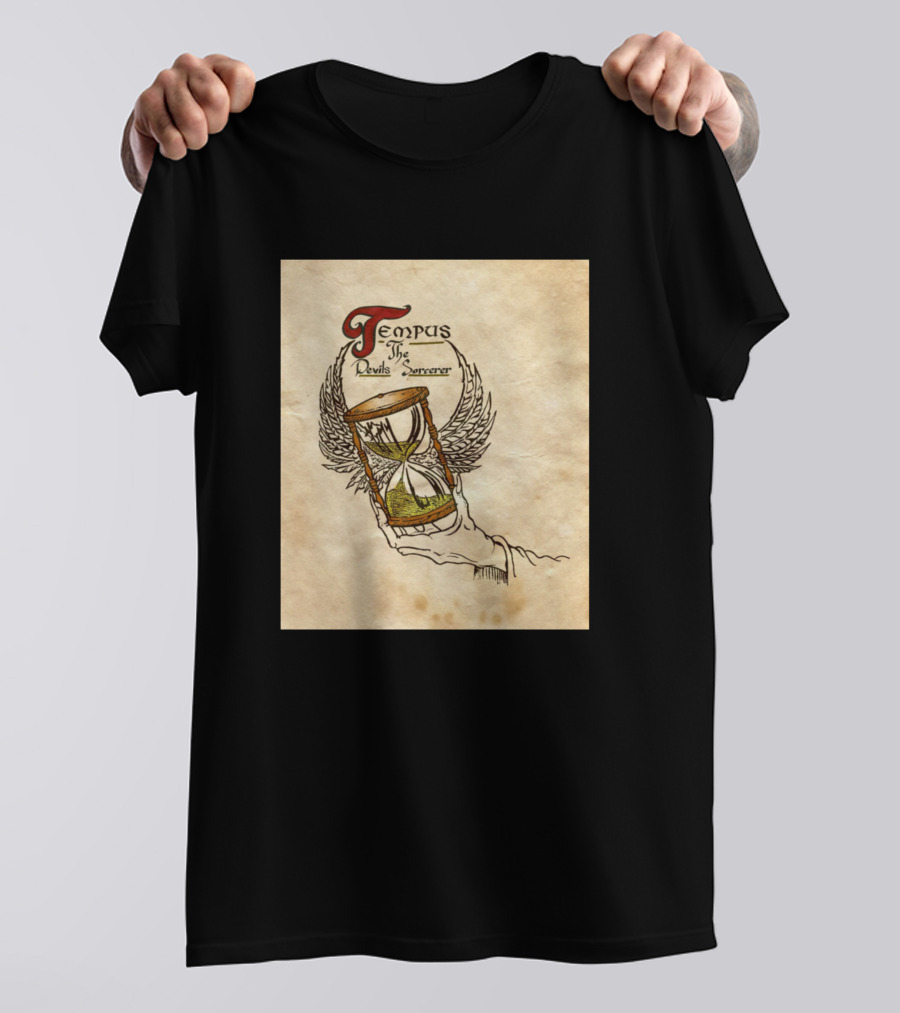 Tempus The Devil's Sorcerer Hourglass Wings T-Shirt