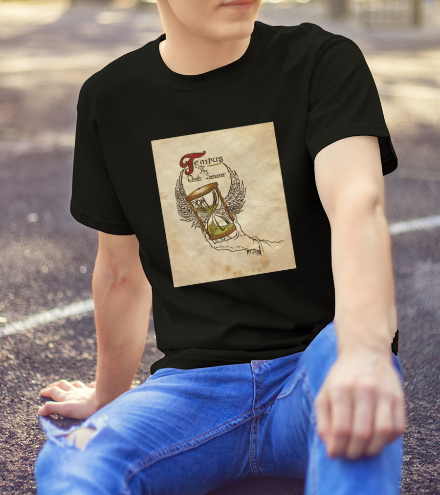Tempus The Devil's Sorcerer Hourglass Wings T-Shirt