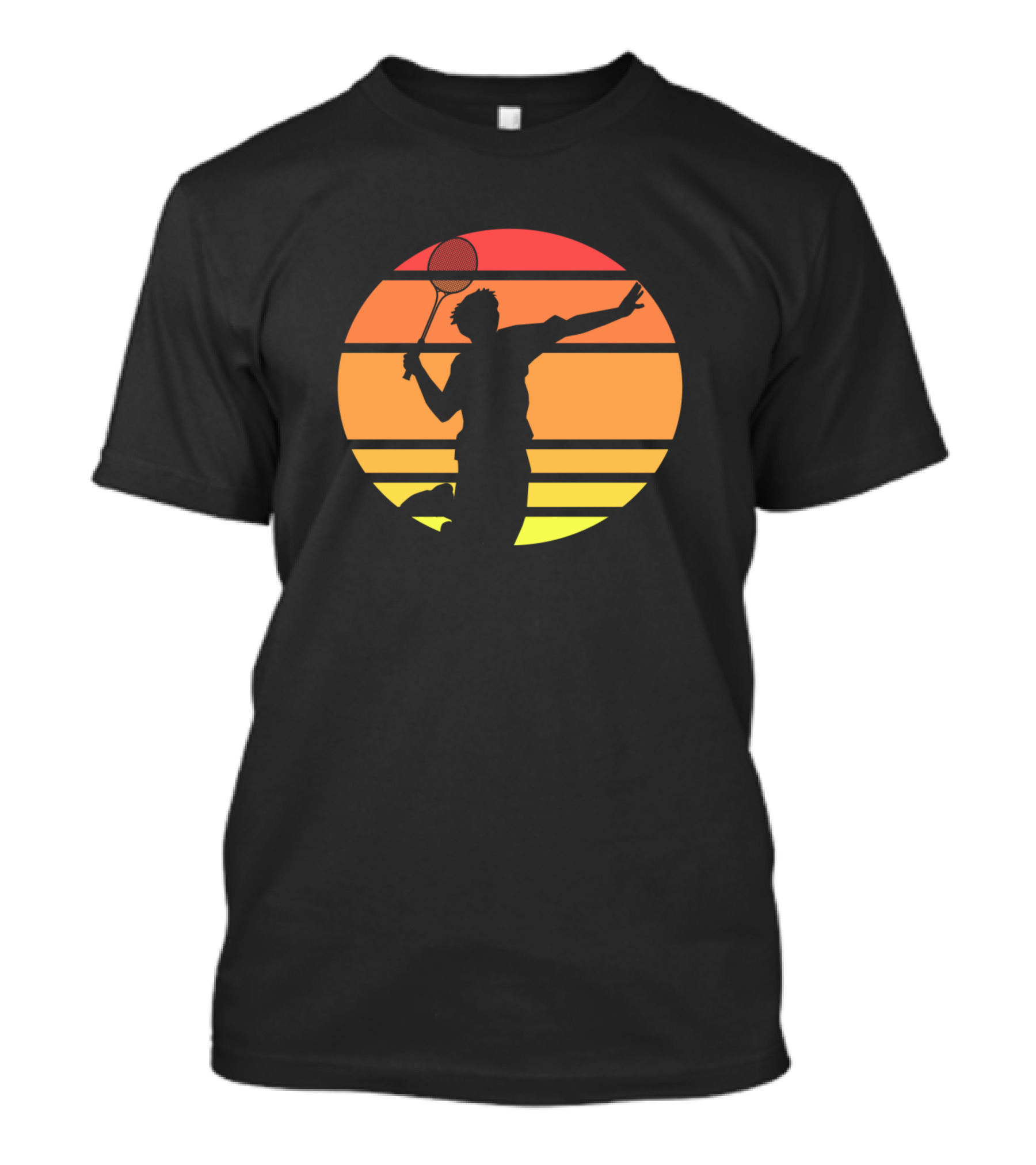 Tennis Silhouette Sunset T-Shirt