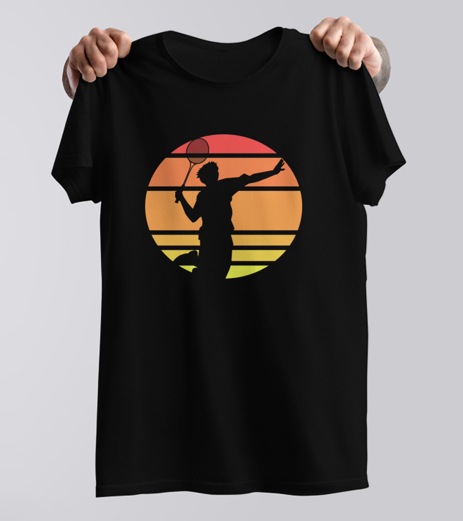 Tennis Silhouette Sunset T-Shirt