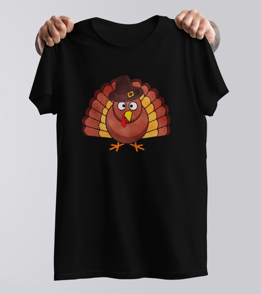 Thanksgiving Turkey Pilgrim Hat South Park Gobble Gobble T-Shirt