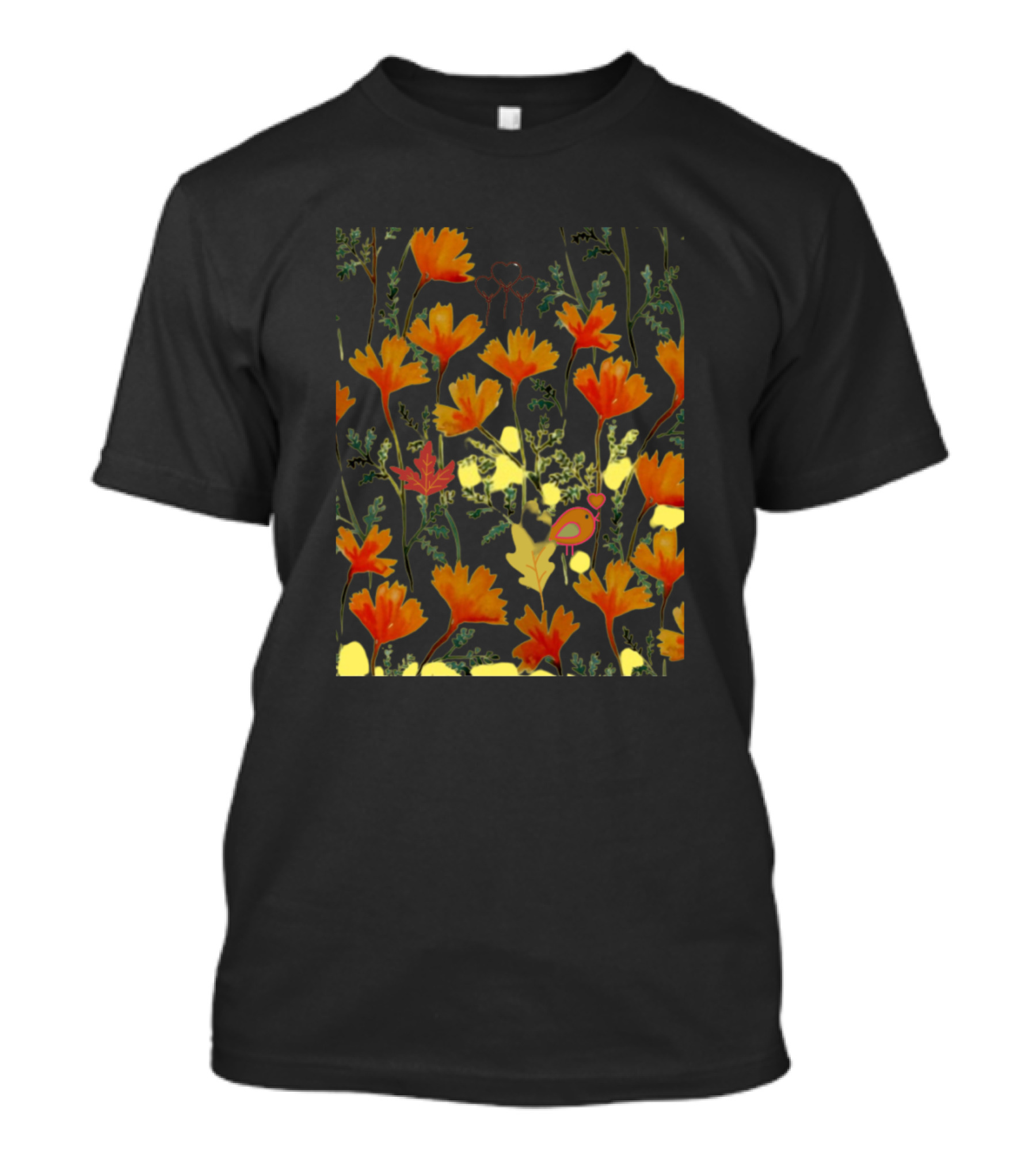 The Birches Branch Autumn Blossom T-Shirt