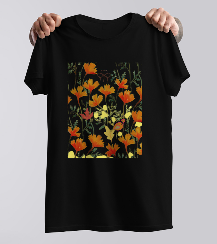 The Birches Branch Autumn Blossom T-Shirt