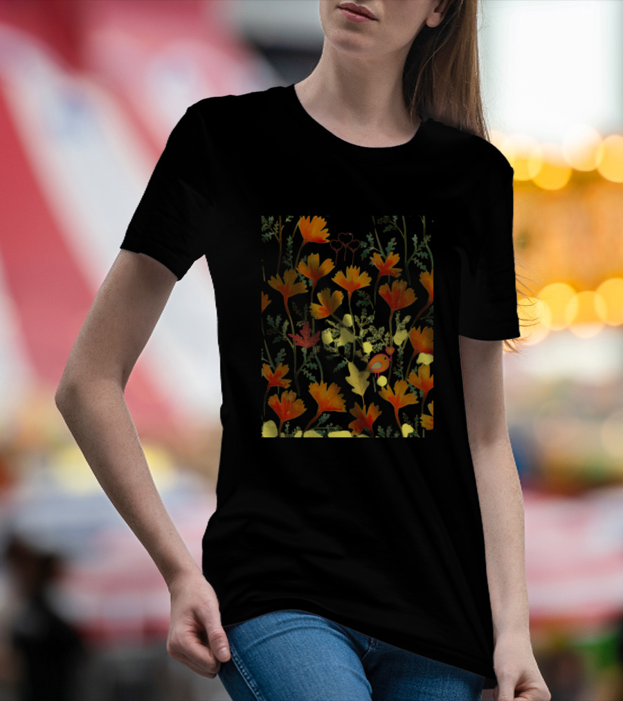 The Birches Branch Autumn Blossom T-Shirt
