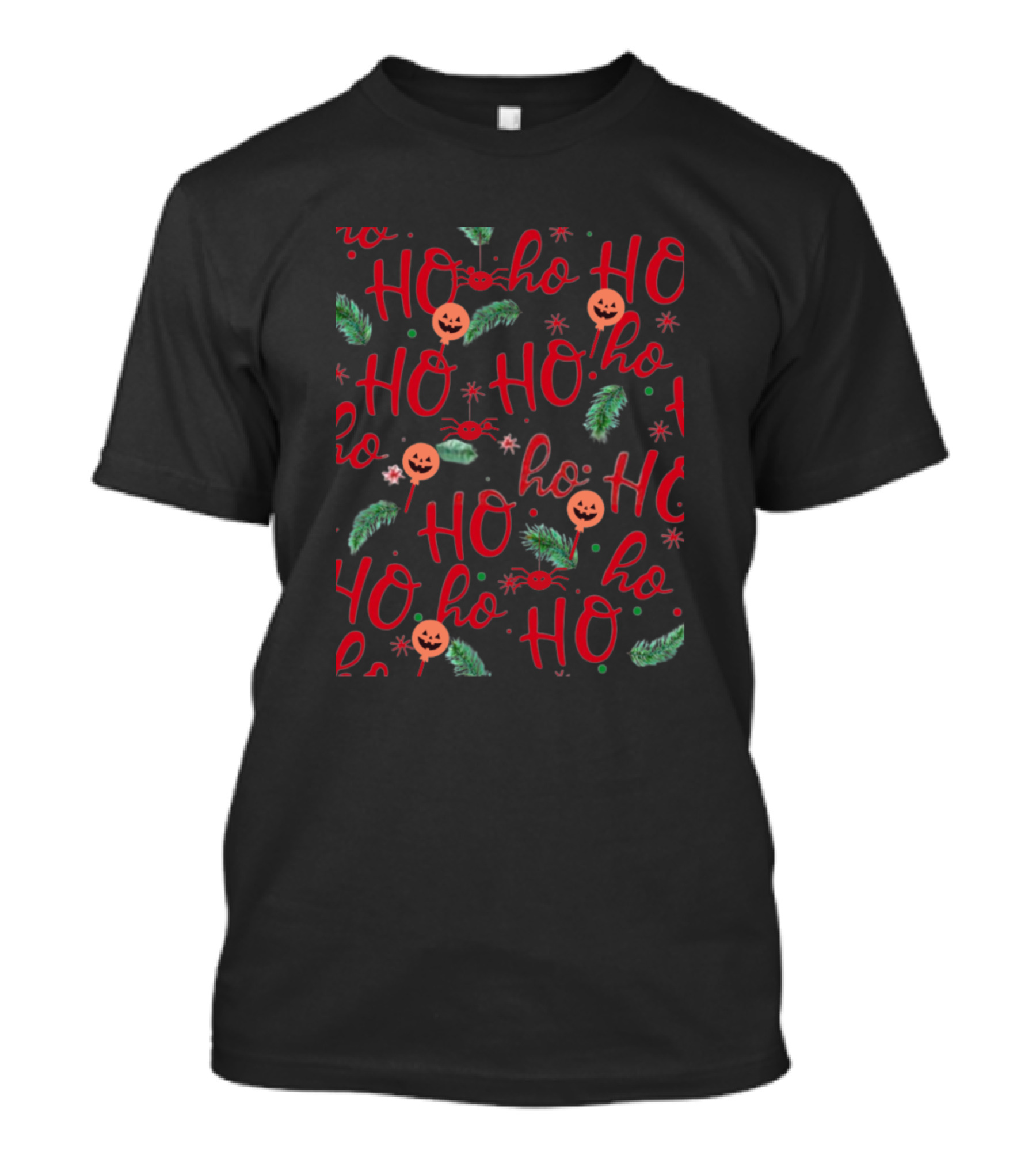 Ho Ho Ho Pumpkin Christmas T-Shirt