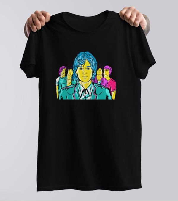 The Strokes Colorful Band Profile Pop T-Shirt