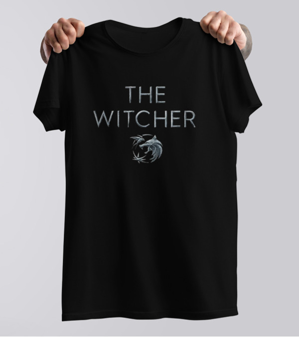 The Witcher Wolf Medallion Emblem T-Shirt