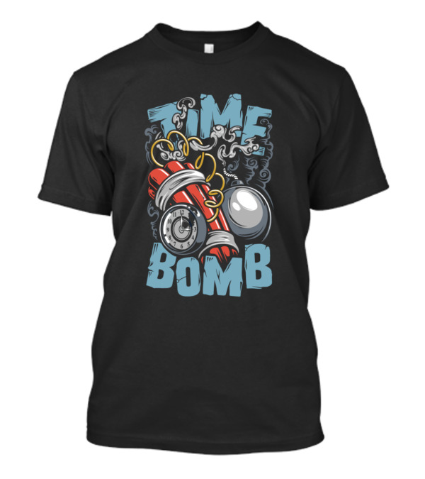 Time Bomb Dynamic Clock And Dynamite T-Shirt
