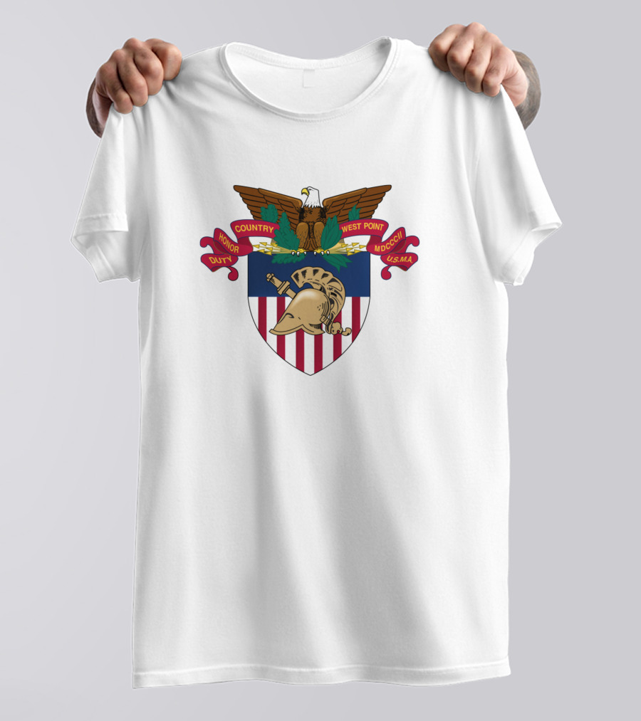 West Point United States Military Academy Emblem Honor Duty Country U.S.M.A T-Shirt