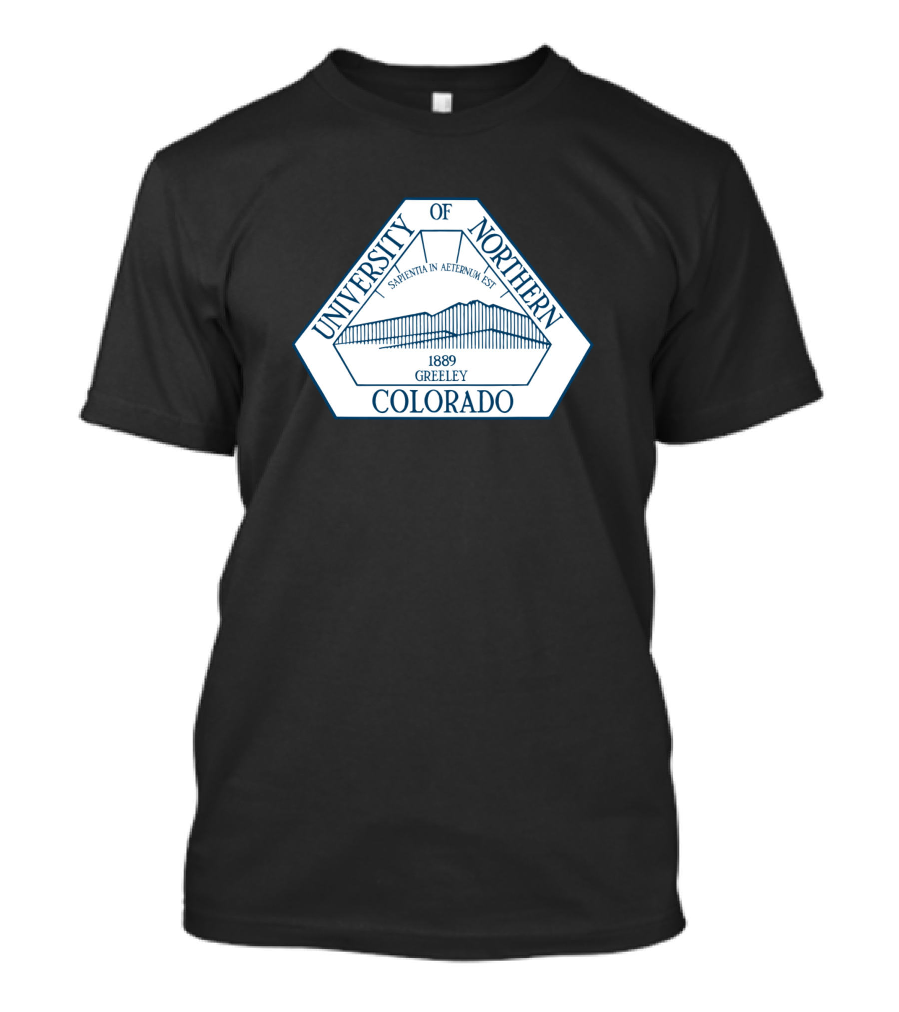 University Of Northern Colorado 1889 Greeley Sapientia In Aeterna Est T-Shirt