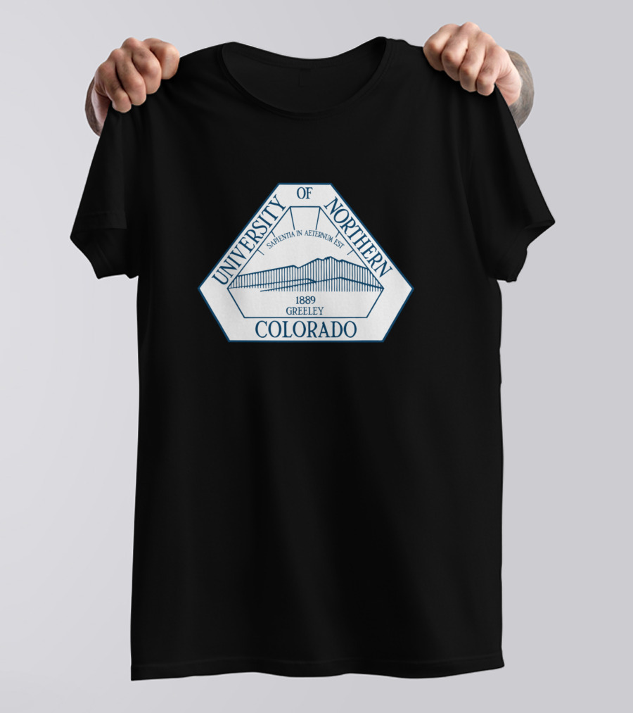 University Of Northern Colorado 1889 Greeley Sapientia In Aeterna Est T-Shirt