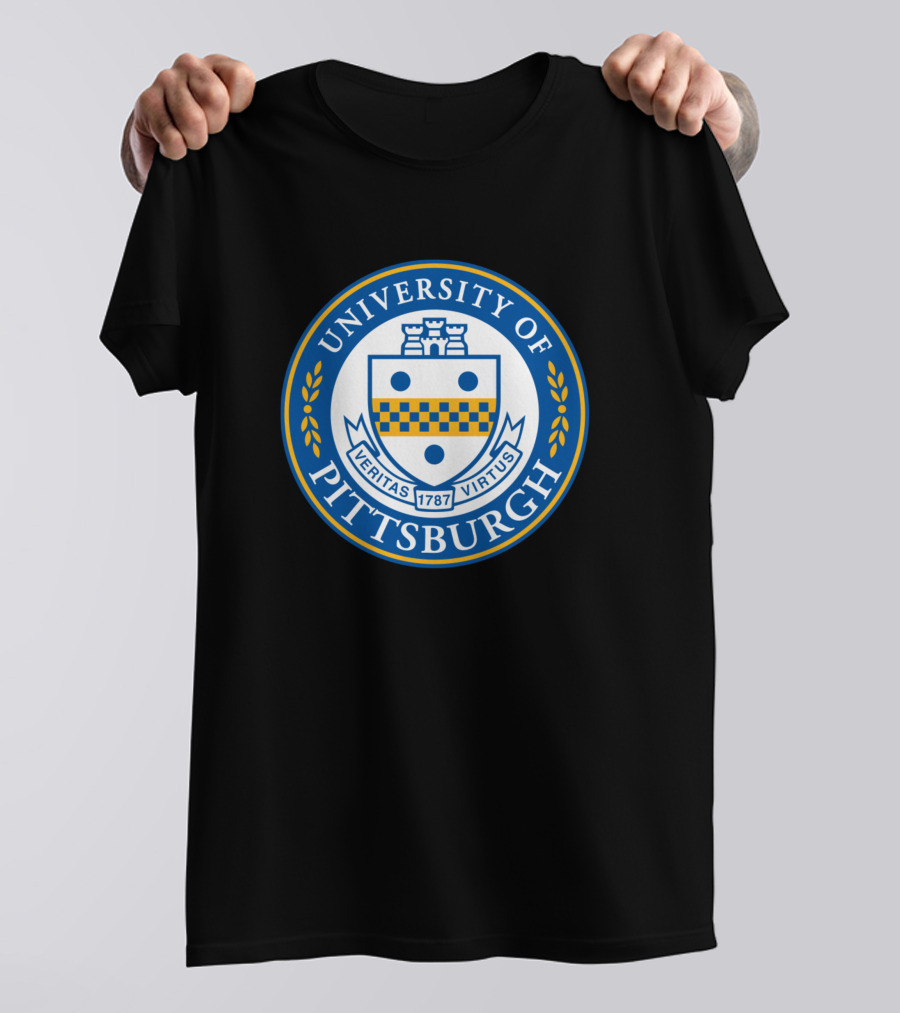 University Of Pittsburgh Veritas Virtus 1787 Seal T-Shirt