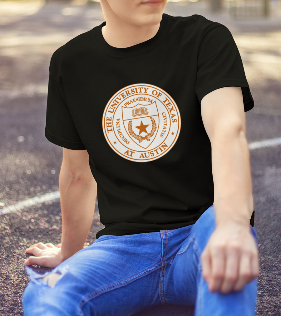 University Of Texas At Austin Seal Disciplina Praesidium Civitatis T-Shirt