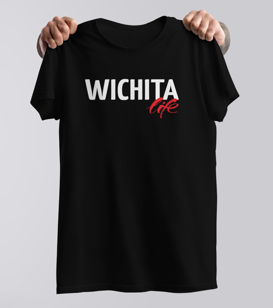 Wichita Life Typography T-Shirt