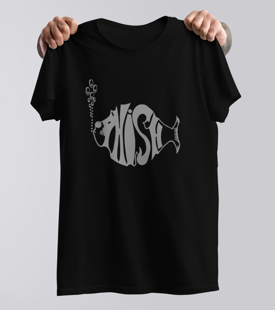 Xinshous Phish Fish Logo Rock And Roll Band T-Shirt