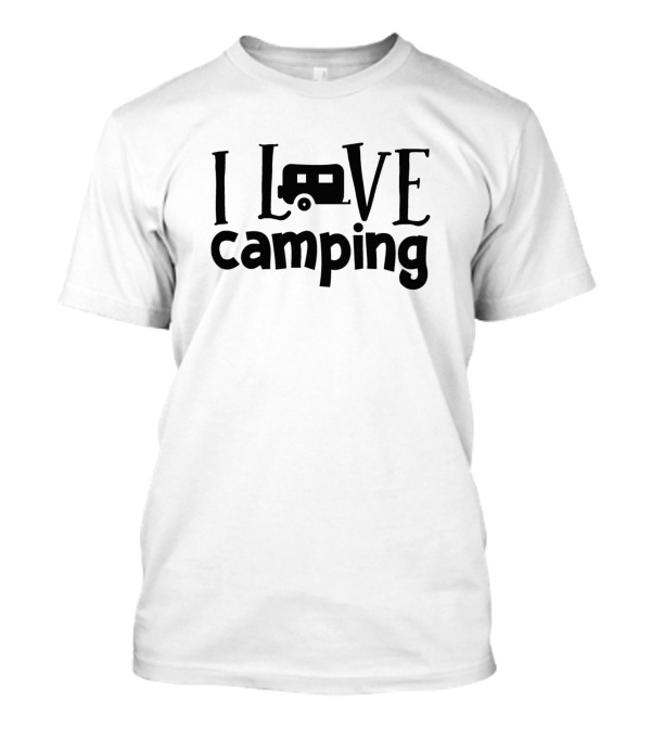 I Love Camping Camper Van T-Shirt