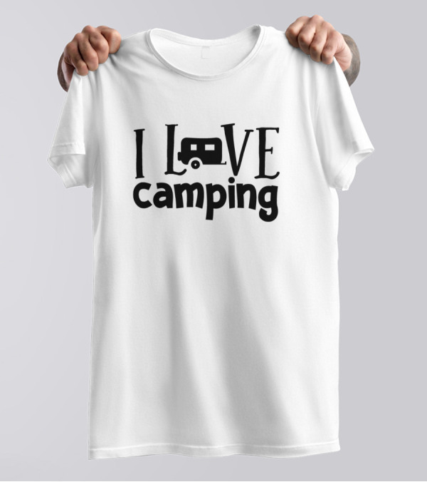 I Love Camping Camper Van T-Shirt