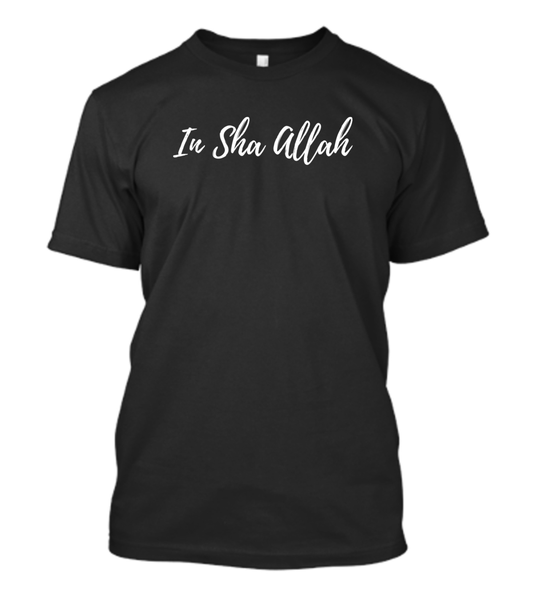 In Sha Allah Simple Script T-Shirt