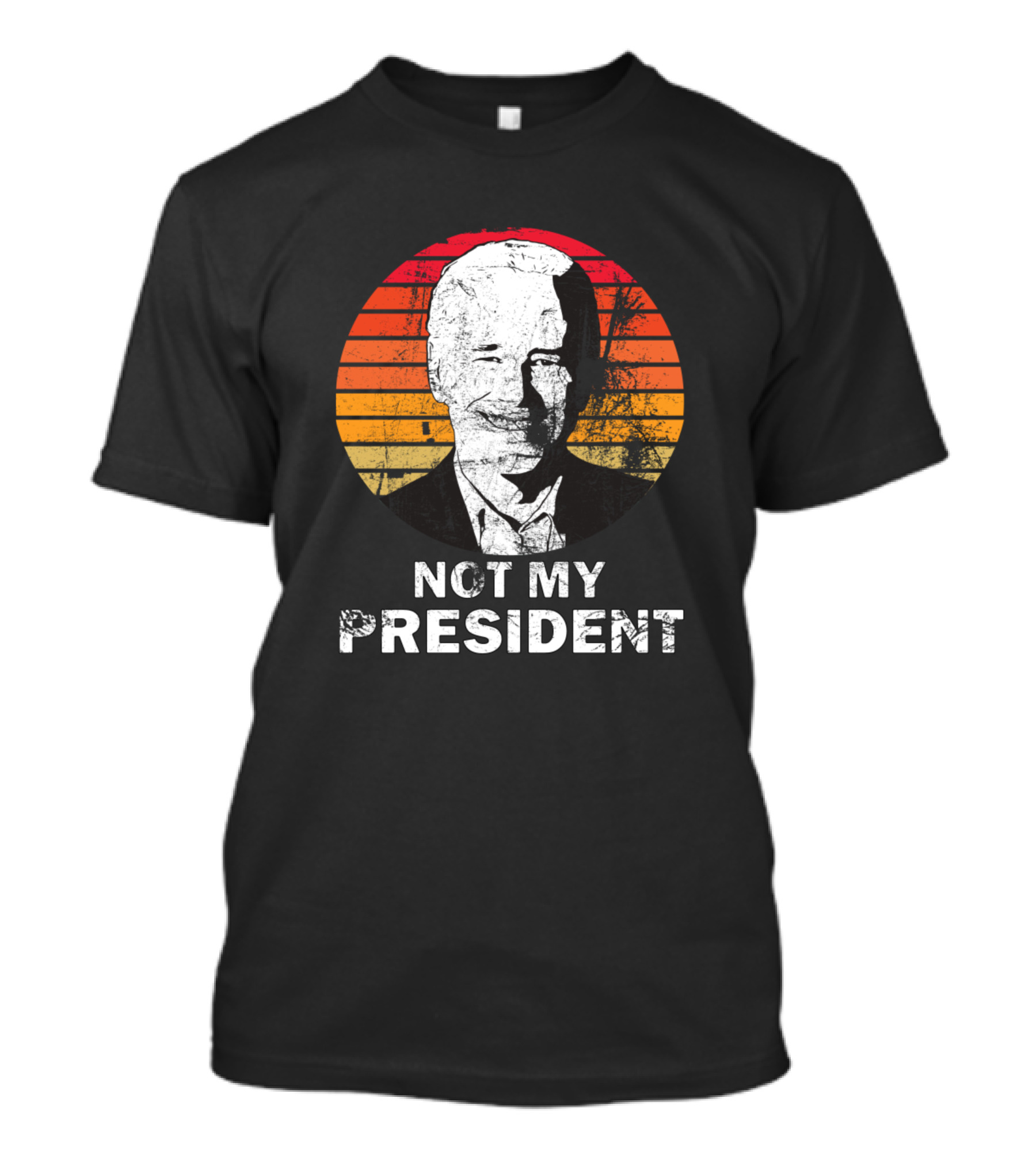 Not My President Joe Biden Vintage T-Shirt