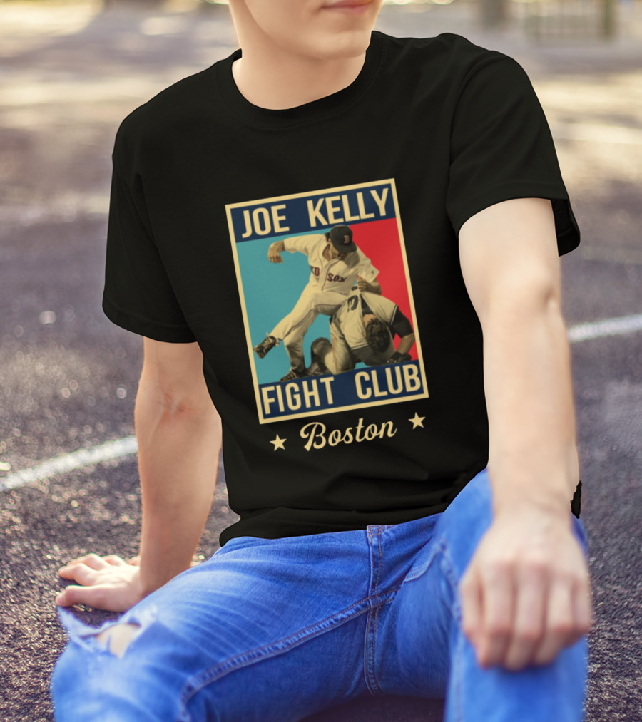 Joe Kelly Fight Club Boston Red Sox Showdown T-Shirt