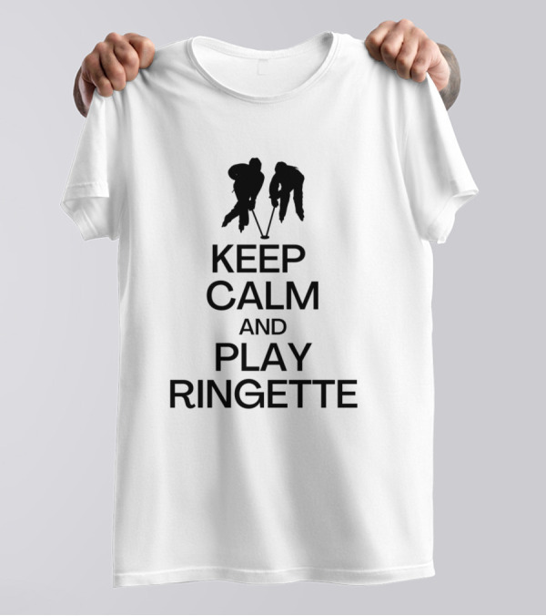 Keep Calm And Enjoy Playing Ringette T-Shirt