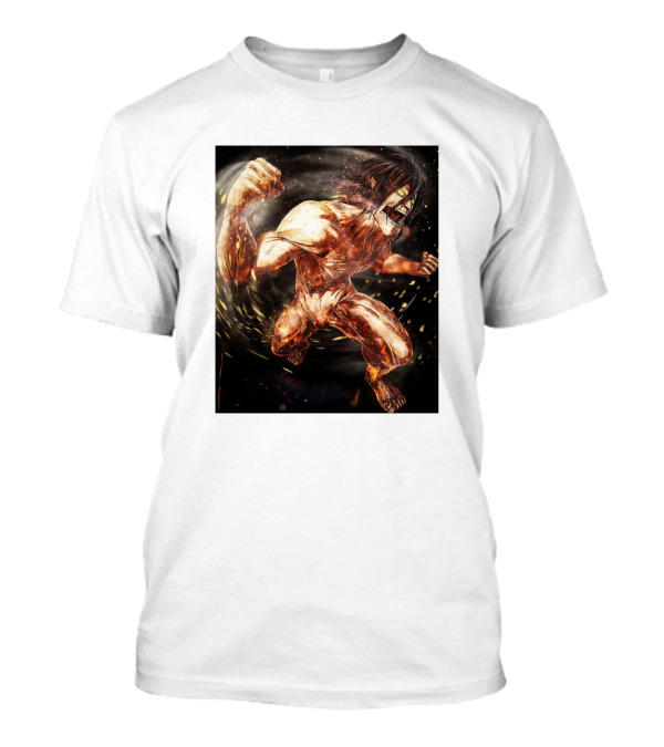 King Of Titan Attack Eren Jaeger Anime T-Shirt