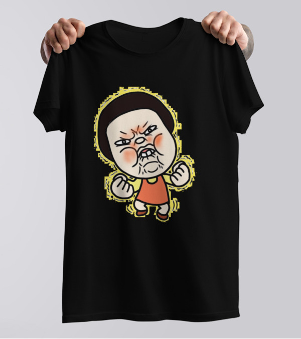 Komjie Angry Cartoon Character T-Shirt